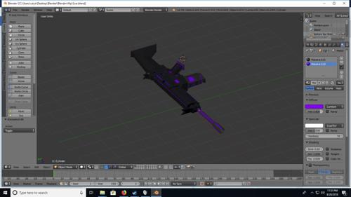 Scifi Rifle Purple preview image